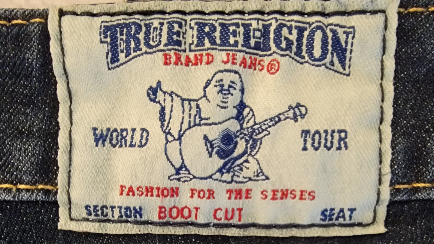 True Religion Women's Boot Cut Blue Jeans' WLH564X55