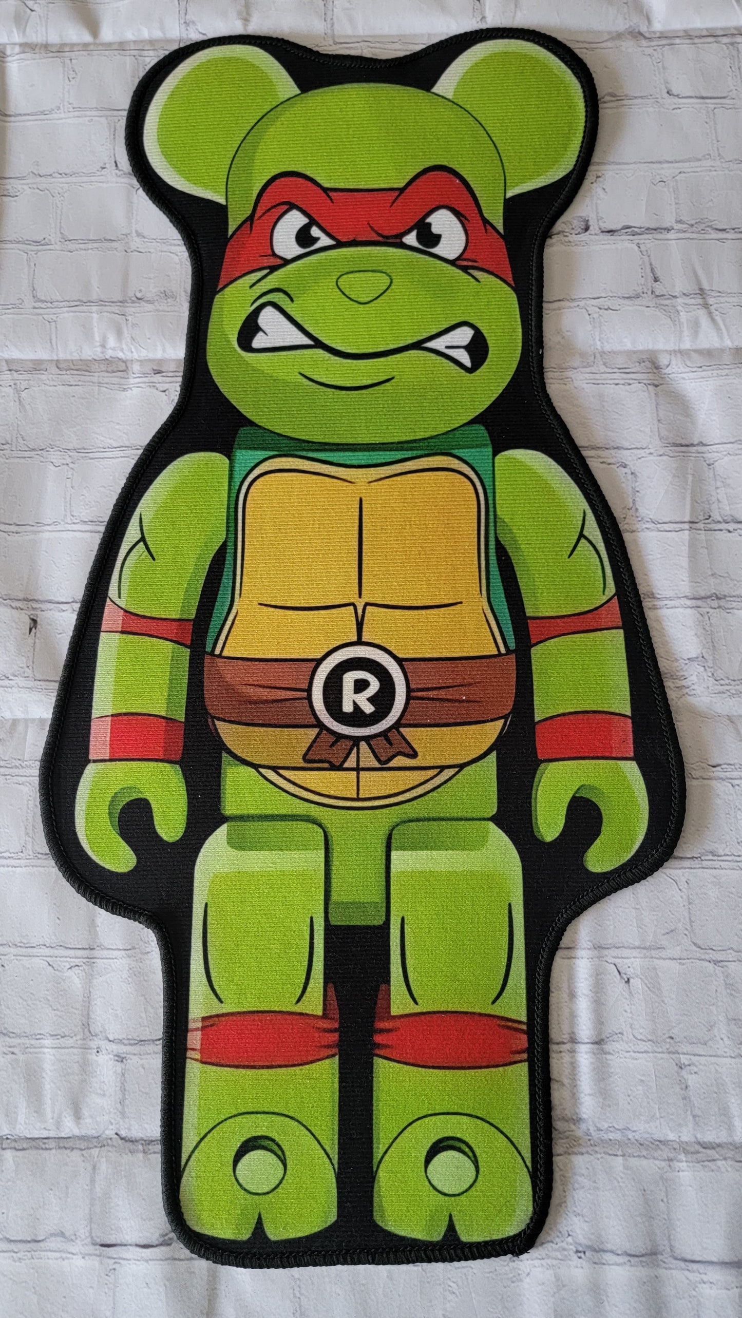 Custom TMNT Raphael Bearbrick Rug