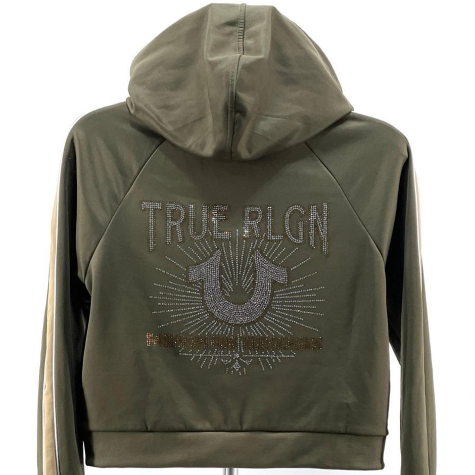 True Religion Rhinestone Crop Jacket