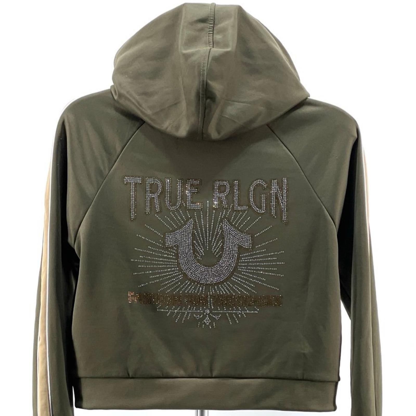True Religion Rhinestone Crop Jacket