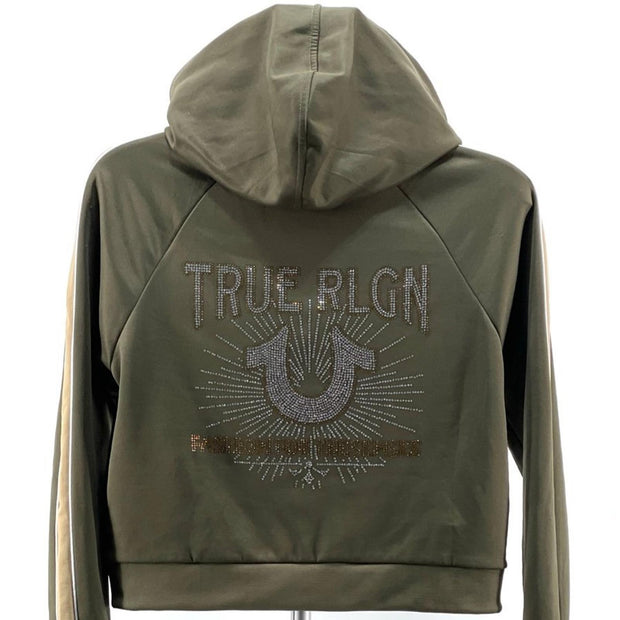 True Religion Rhinestone Crop Jacket
