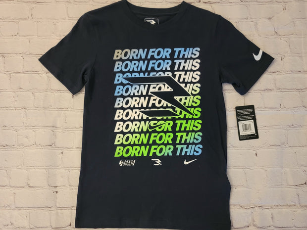 Nike 3BRAND Obsidian Blue Short Sleeve Youth Graphic Tee