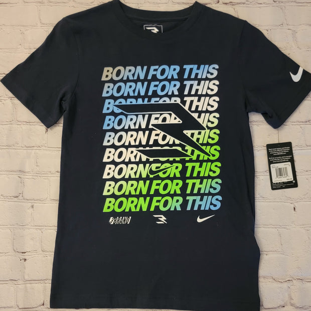 Nike 3BRAND Obsidian Blue Short Sleeve Youth Graphic Tee