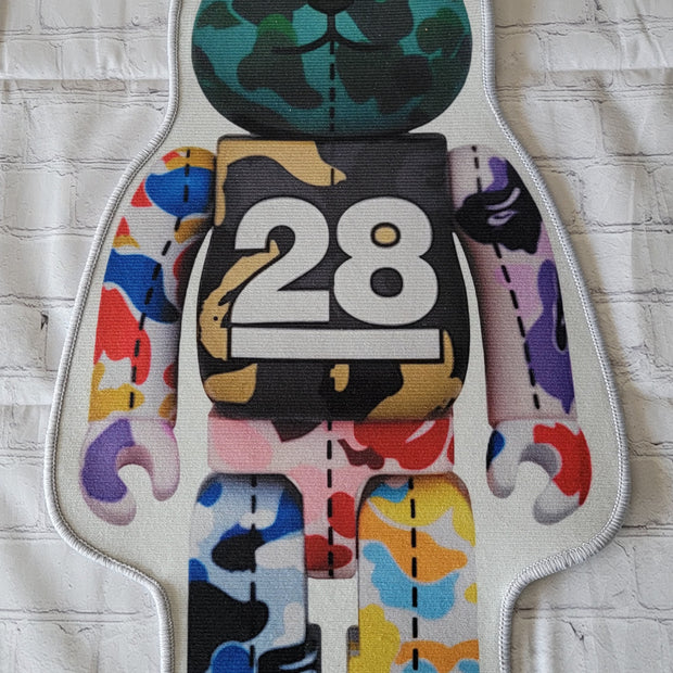 Custom 28 Multicolor Bearbrick Rug