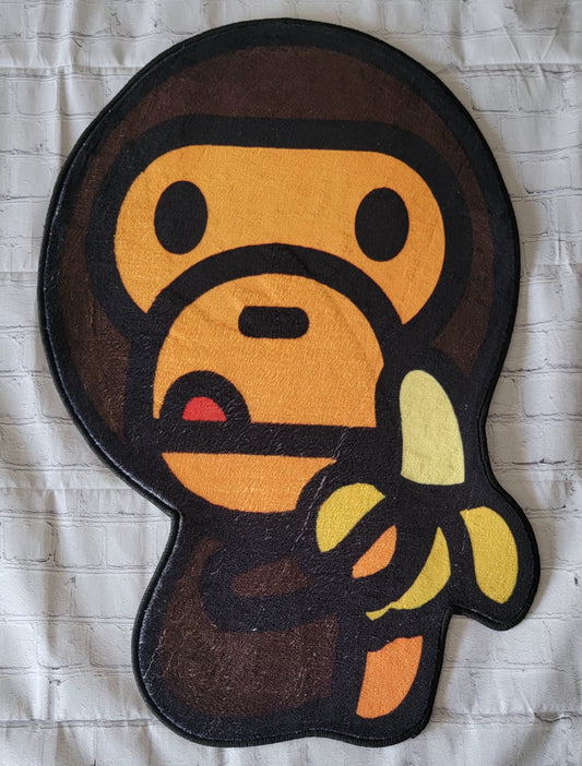 Custom Baby Milo with Banana Rug