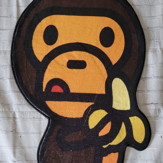 Custom Baby Milo with Banana Rug