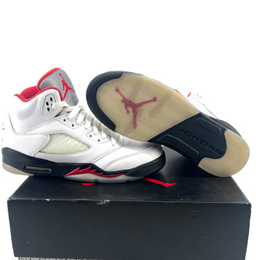Jordan 5 Retro Fire Red Silver Tongue (2020) (GS) (Pristine) (Original)