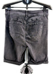 Refuge Black Denim Bermuda Shorts
