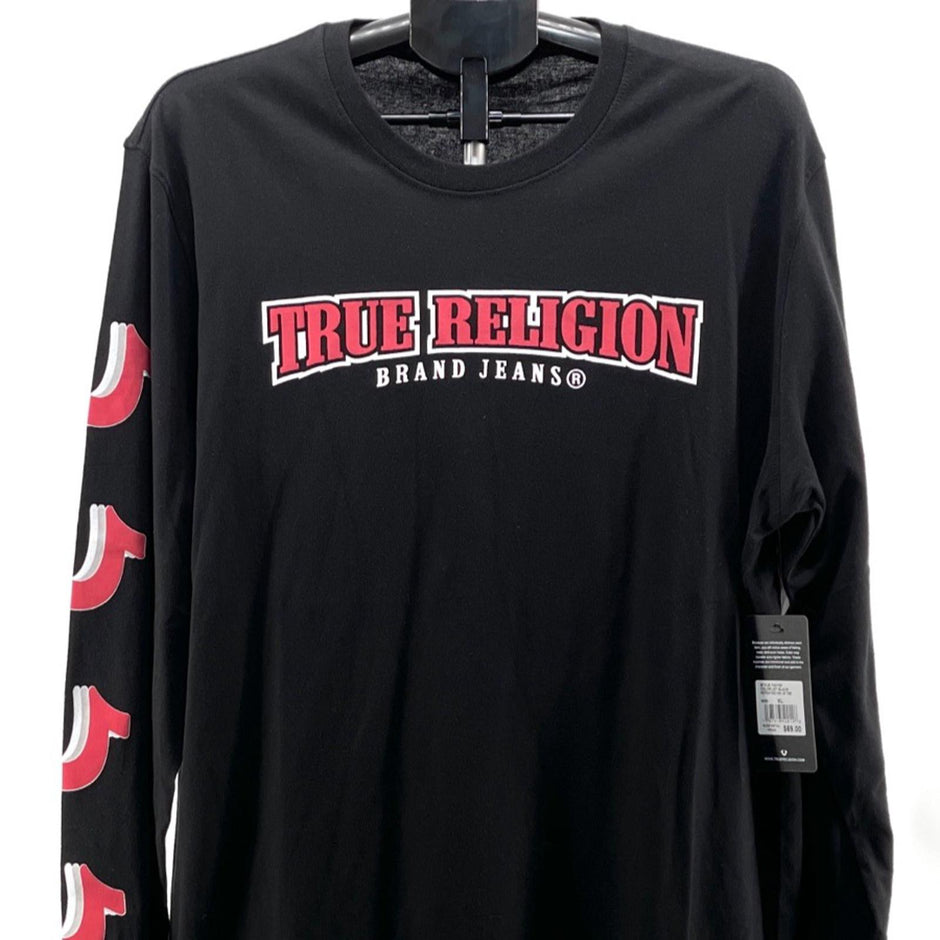 True Religion Long Sleeve Black Shirt
