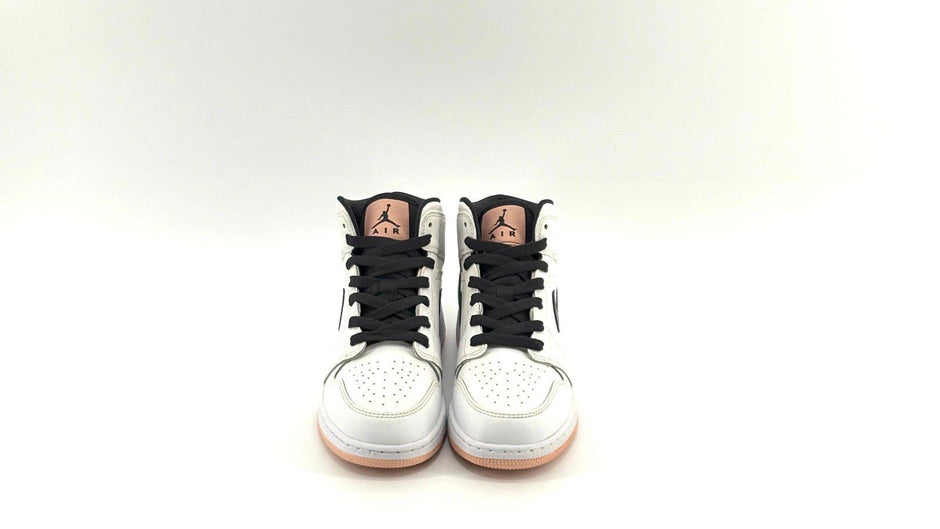 Air Jordan 1 Mid GS 'White Arctic Orange'