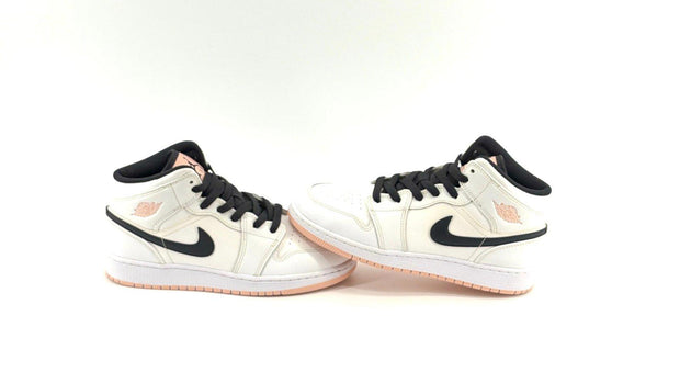 Air Jordan 1 Mid GS 'White Arctic Orange'