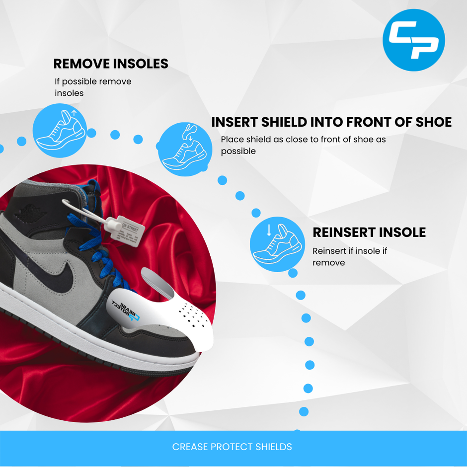 Crease Protect - Crease Protect Shields - 1 Pair / US 9-14