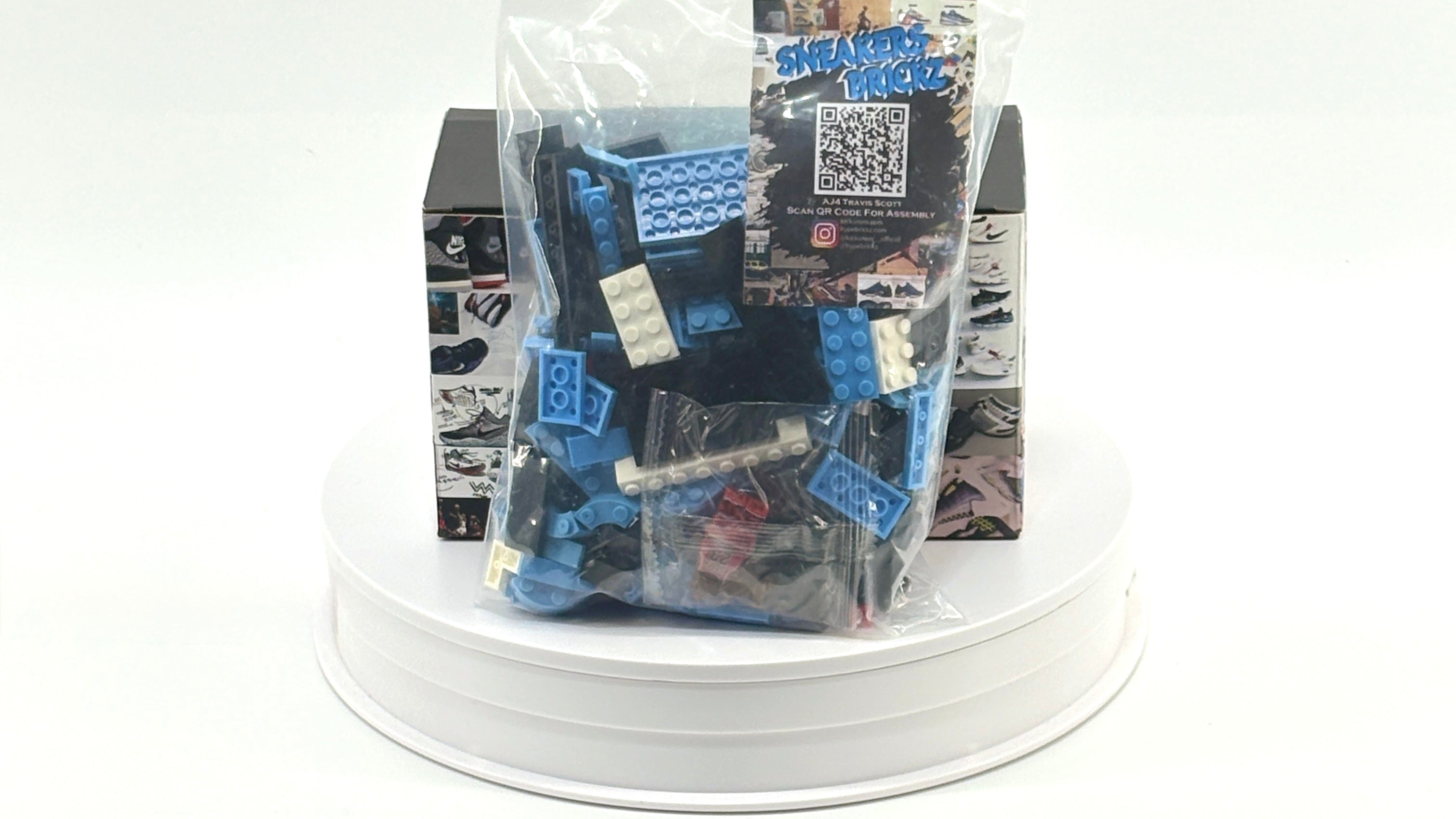 Sneaker Brick: Travis Scott AJ4 with Mini Figure