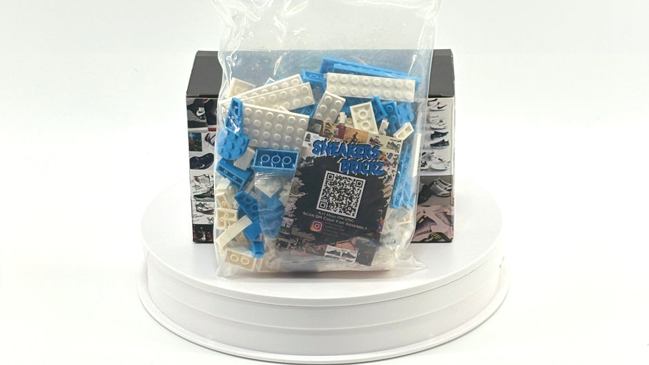 Sneaker Brick: OFF-White AJ1 UNC with Mini Figure