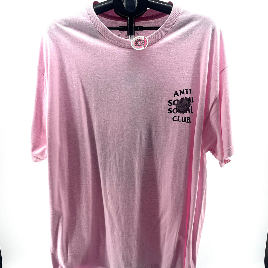 Anti Social Social Club Bat Emoji Pink Tee