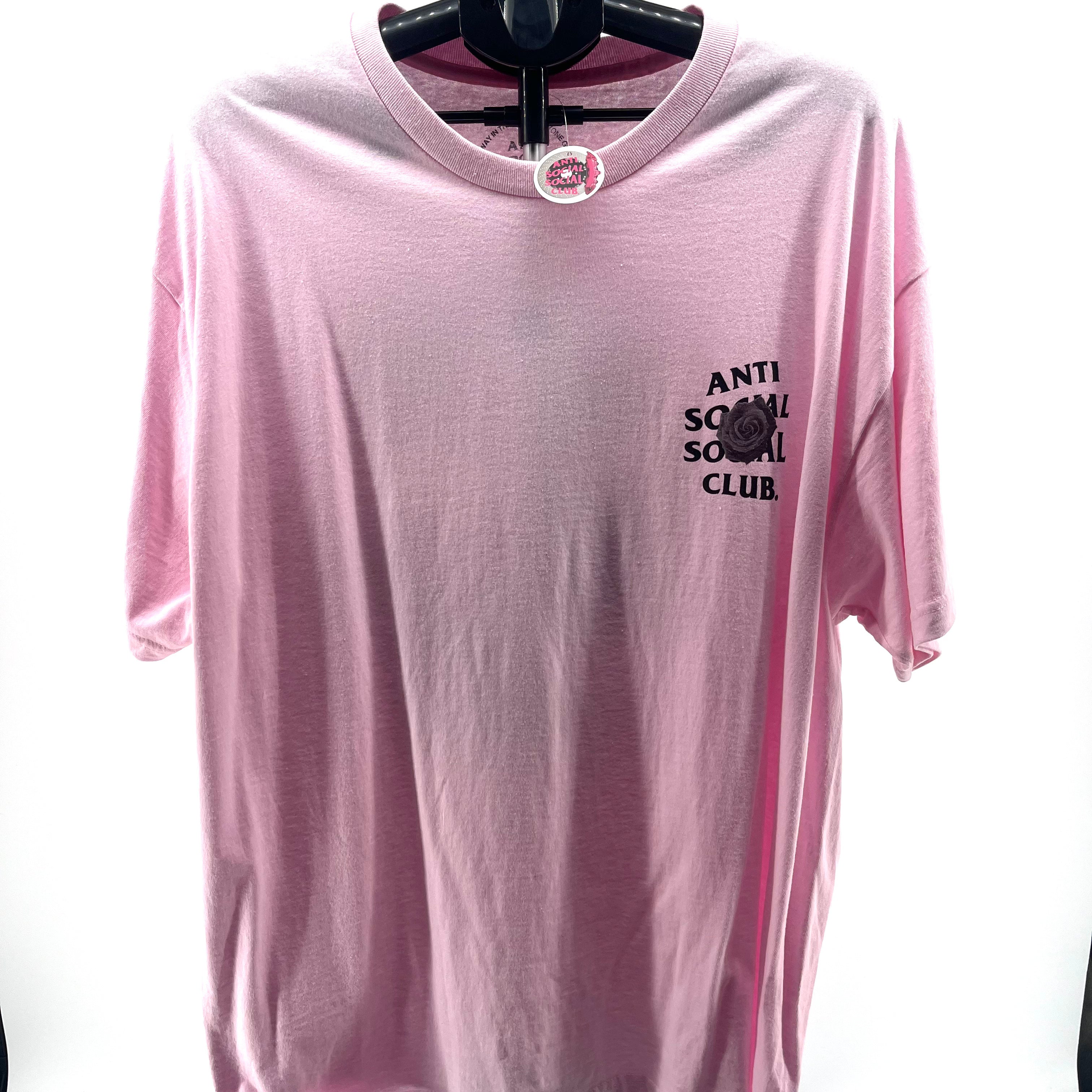 Anti Social Social Club Bat Emoji Pink Tee