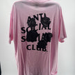 Anti Social Social Club Bat Emoji Pink Tee