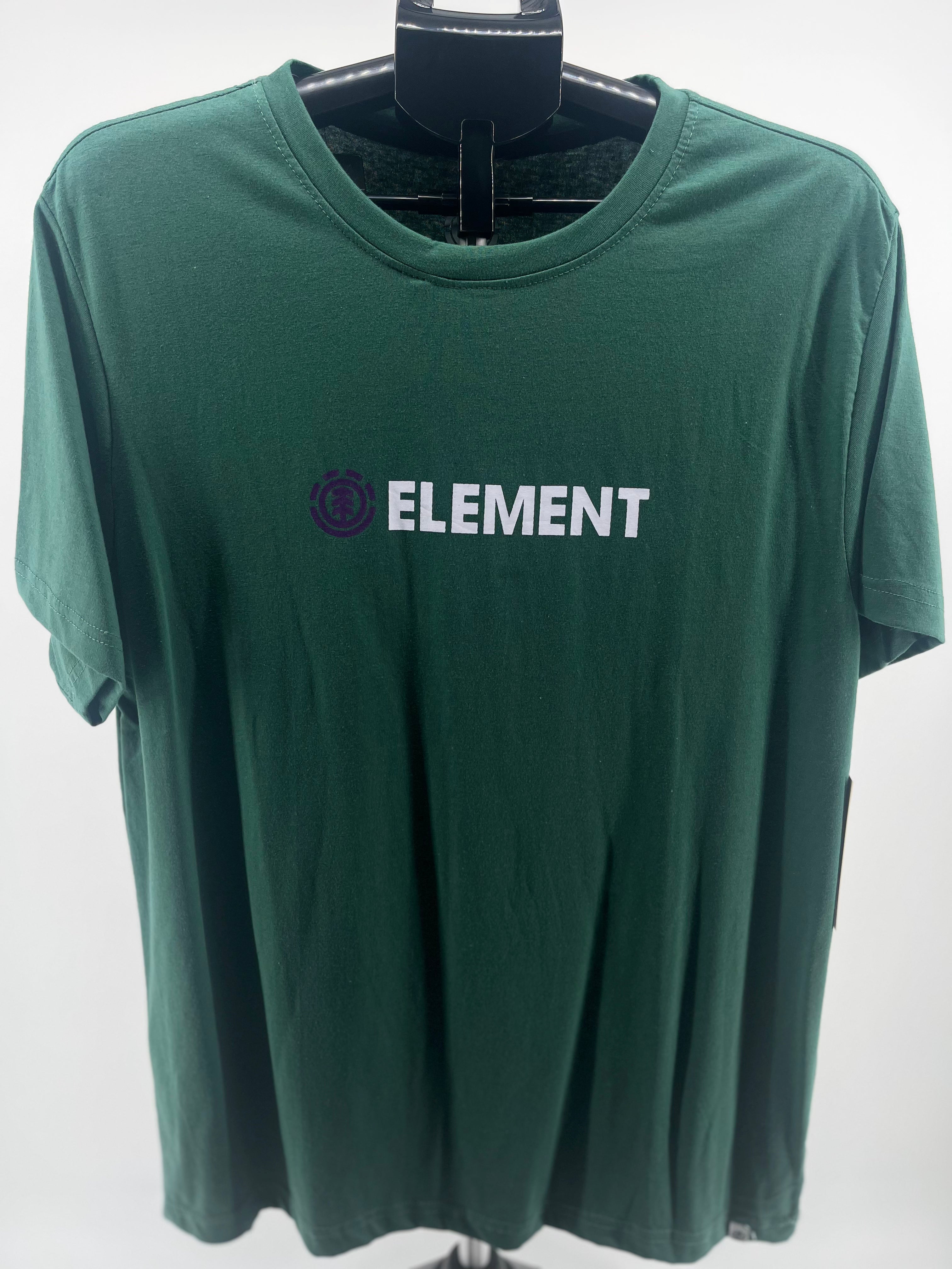 Element Brand Logo T-Shirt - Trekking Green