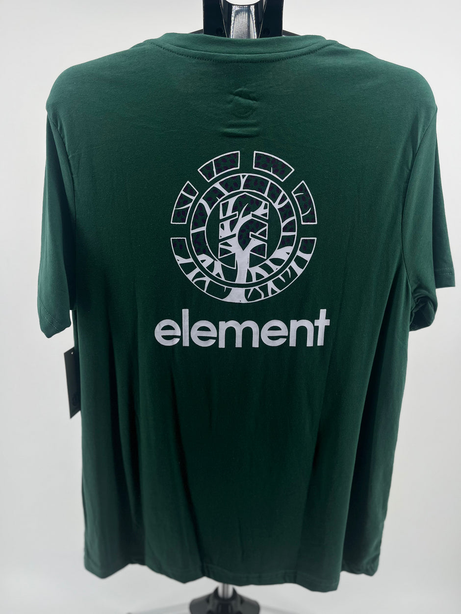 Element Brand Logo T-Shirt - Trekking Green