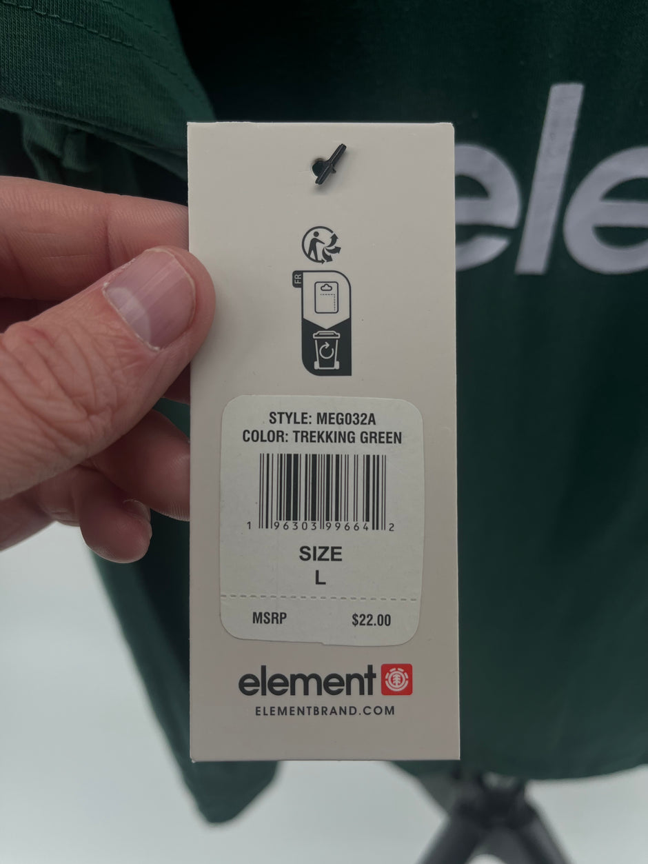 Element Brand Logo T-Shirt - Trekking Green