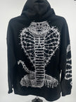 Crooks & Castles Oversize Barb Wire Serpent F/B Hoodie
