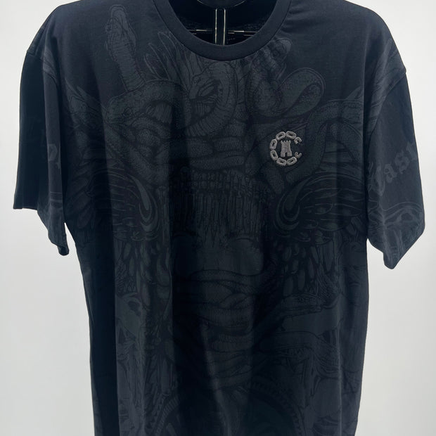 Crooks & Castles "All-Over Print" Crest Logo T-Shirt