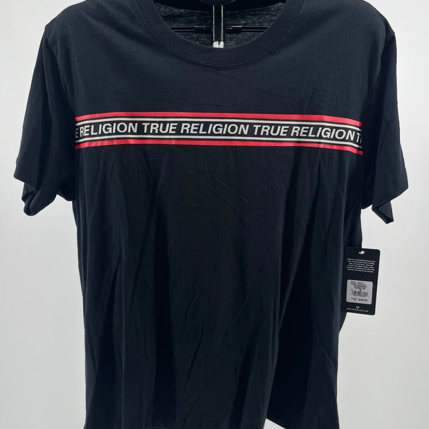 True Religion "Contrast Taping" Logo T-Shirt