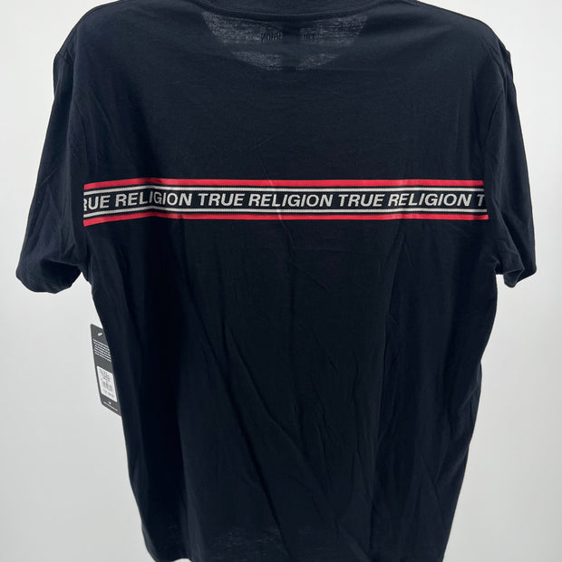 True Religion "Contrast Taping" Logo T-Shirt