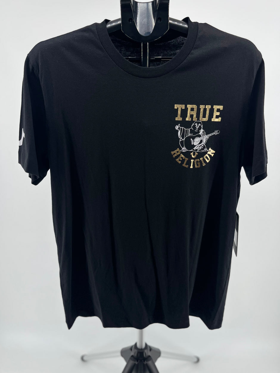 True Religion "Sleeve Buddha 3 Star" T-Shirt