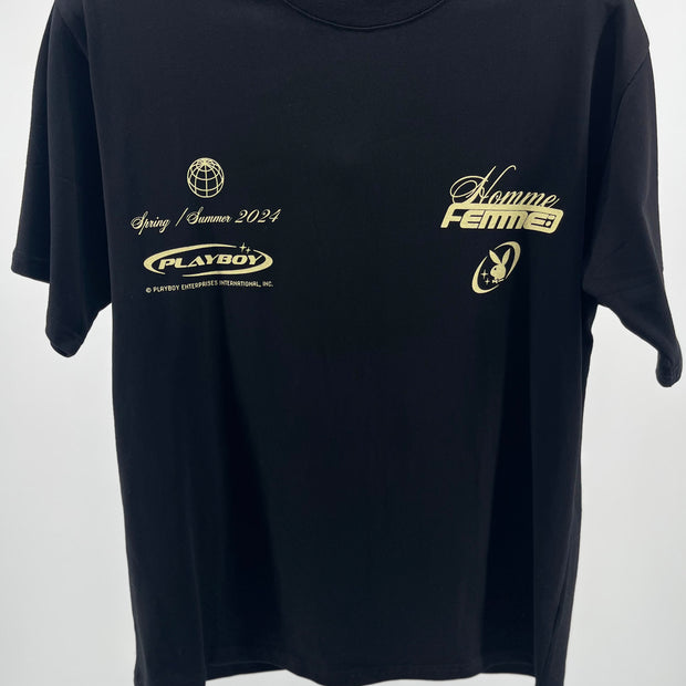 Homme + Femme x Playboy "Spring/Summer 2024 Capsule" T-Shirt - Black