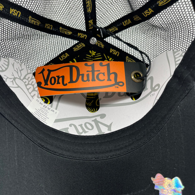 Von Dutch "Yellow Oval Logo" Trucker Hat