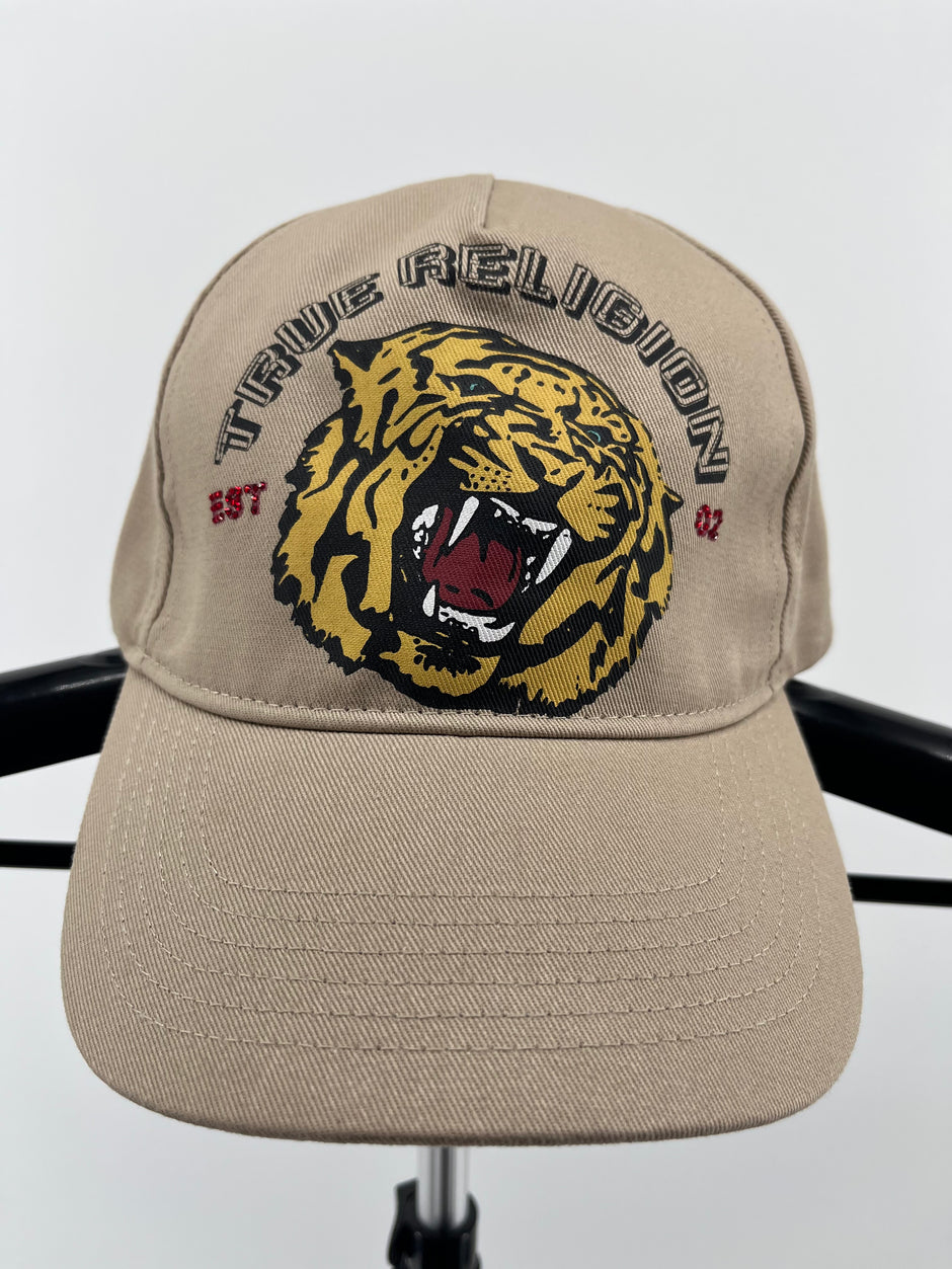True Religion "Roaring Tiger" Snapback Cap