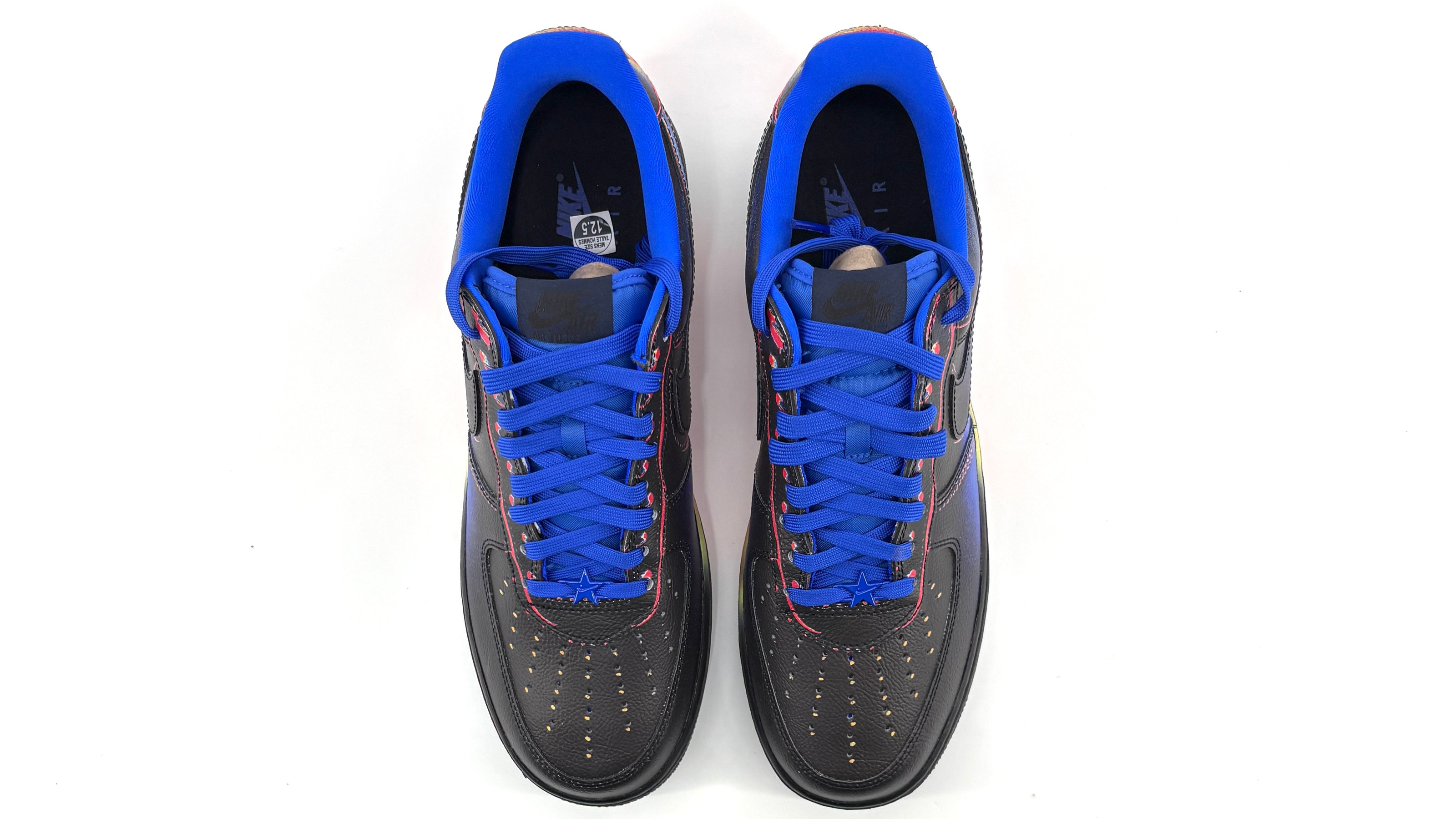Nike Air Force 1 Low Retro Heat Map Black Racer Blue (New) (Original)