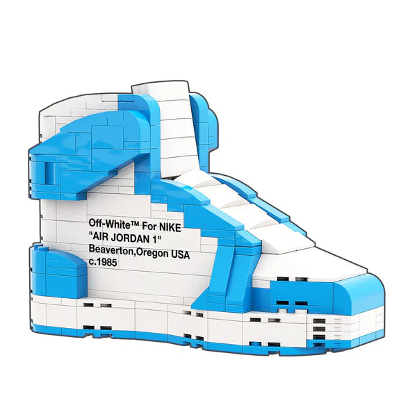 Sneaker Brick: OFF-White AJ1 UNC with Mini Figure