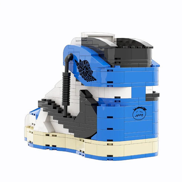 Sneaker Brick: Travis Scott X Fragment AJ1 High with Mini Figure