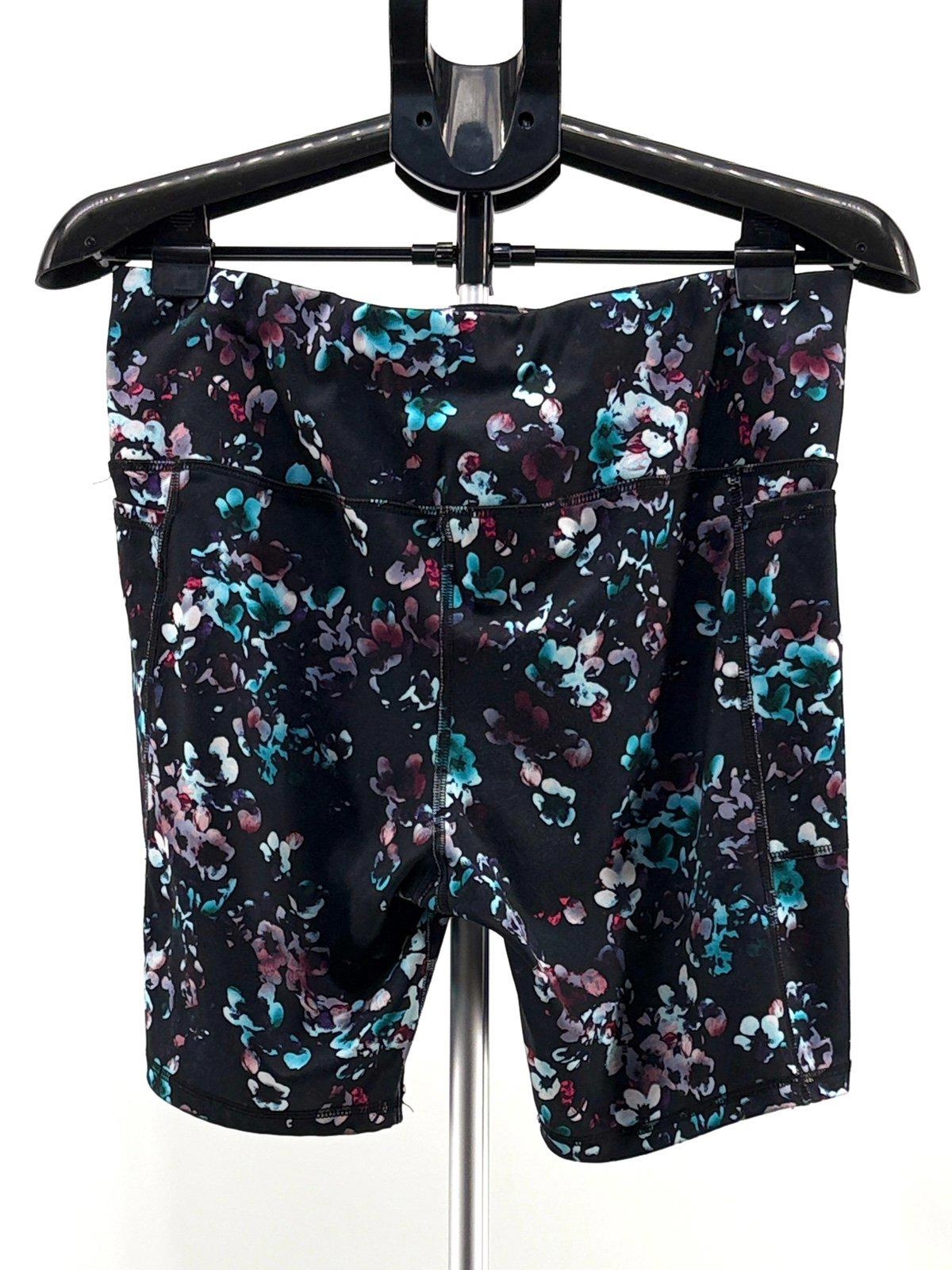 Athletic Works Floral Biker Shorts