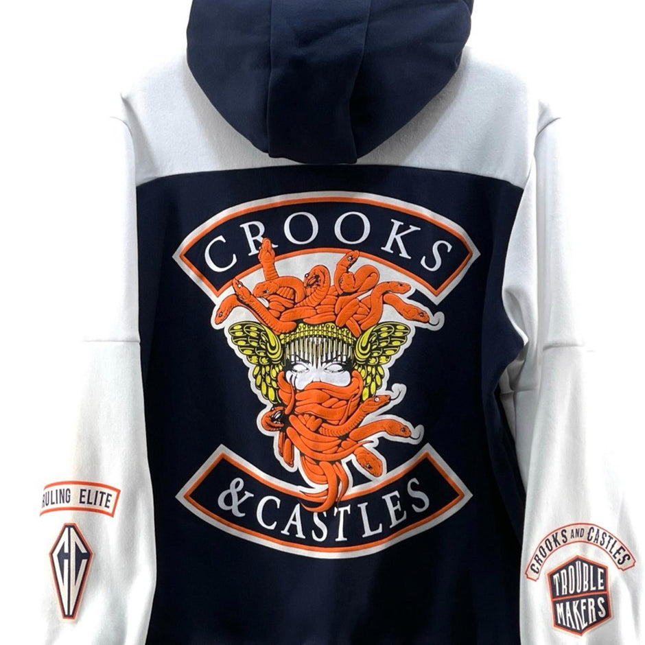 Crooks & Castles Ruling Elite Button Down Hoodie – Trouble Makers Edition