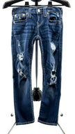 True Religion Rolled Capri Flaps Big T Jeans