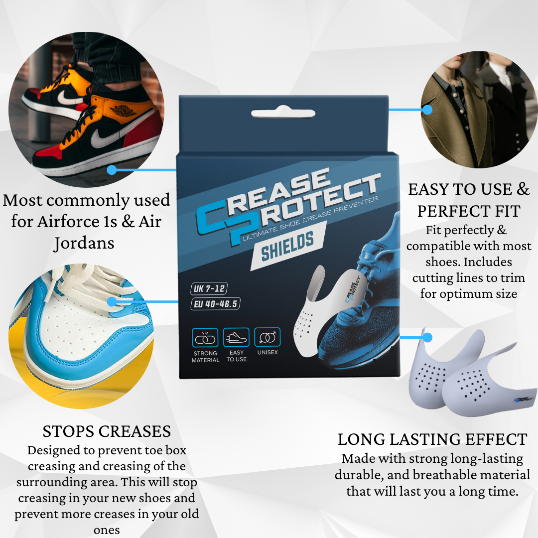Crease Protect - Crease Protect Shields - 1 Pair / US 9-14