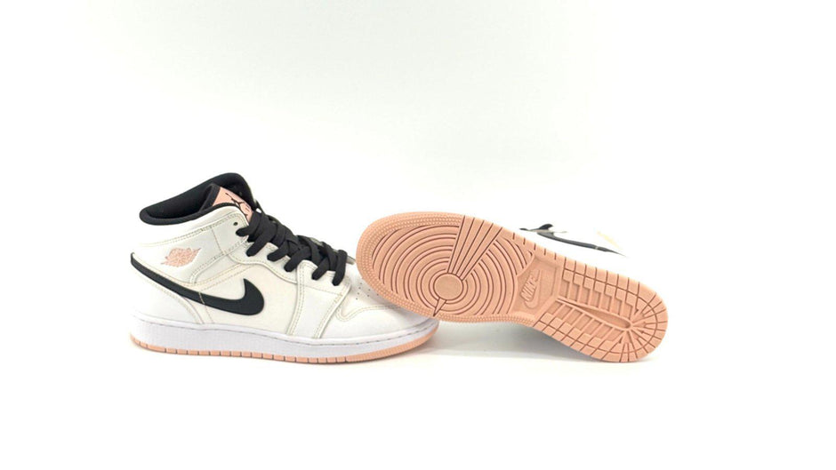 Air Jordan 1 Mid GS 'White Arctic Orange'